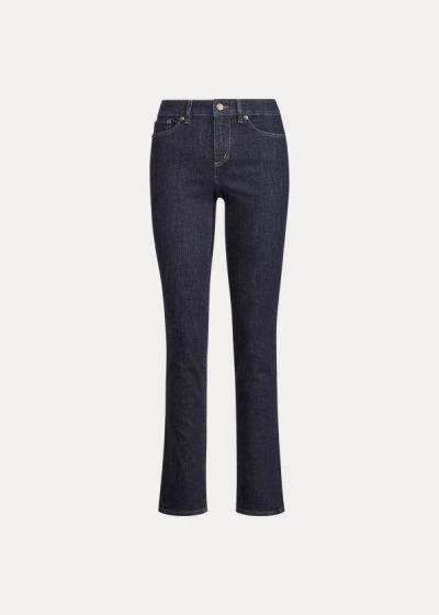 Ralph Lauren Premier Straight Curvy Jeans Dame Danmark (YHTOE9640)